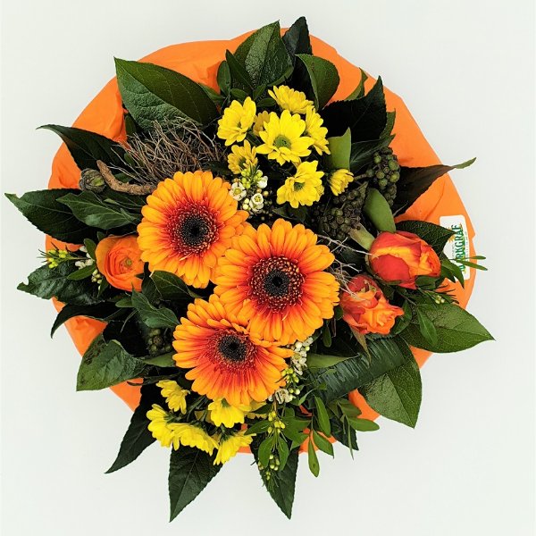 Blumenstrauß Ton- in- Ton gelb/orange Bild 3