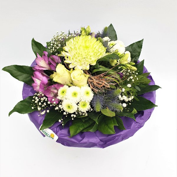 Blumenstrauß Ton- in- Ton lila/weiß Bild 1